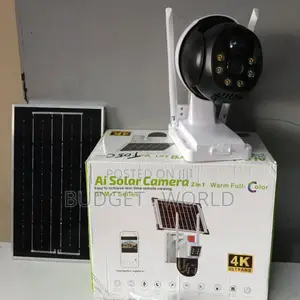 1/2′′Black Light Ip66 Waterproof Full Color PTZ Outdoor Solar Cam