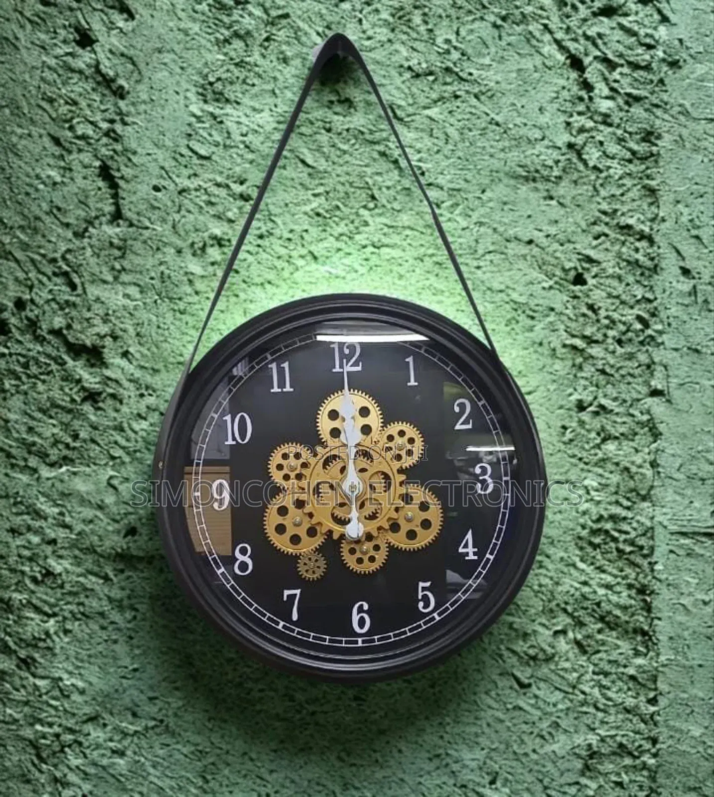 32cm Rotating Moving Gear Wall Clock