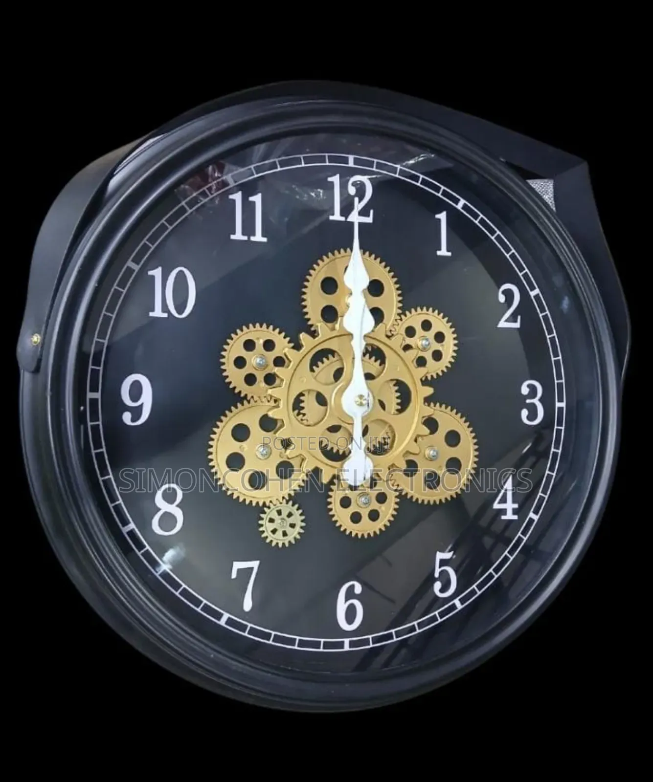 32cm Rotating Moving Gear Wall Clock