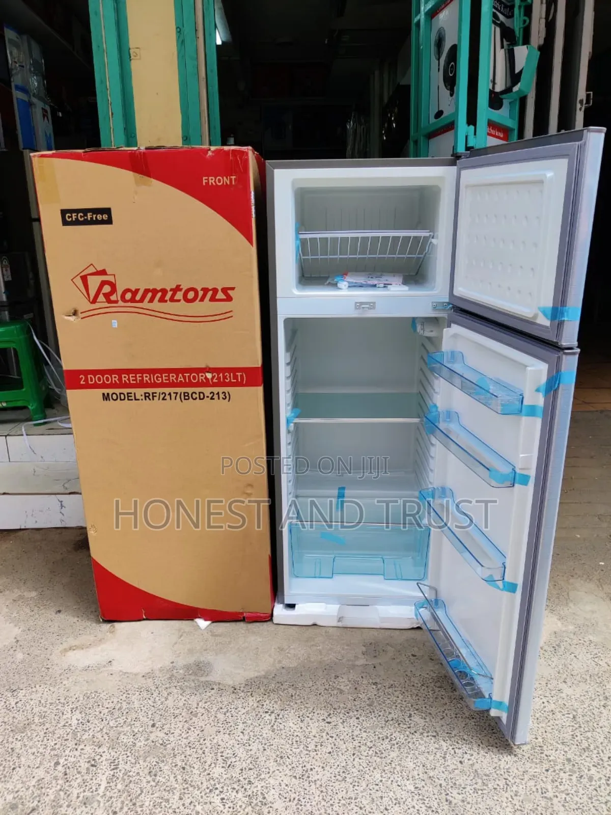 *Ramtons Fridge Double Fridge 213litres Rf217
