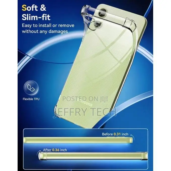 Charter Samsung Galaxy A06 Clear, Transparent Premium Heavy Case