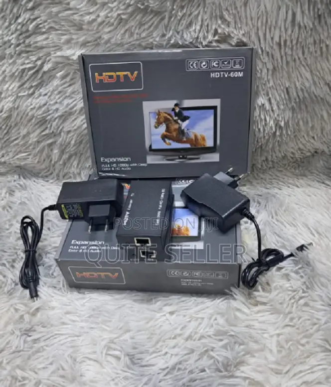 Hdmi Extender Over Single Cat5/Cat6 Ethernet Cable - 60m