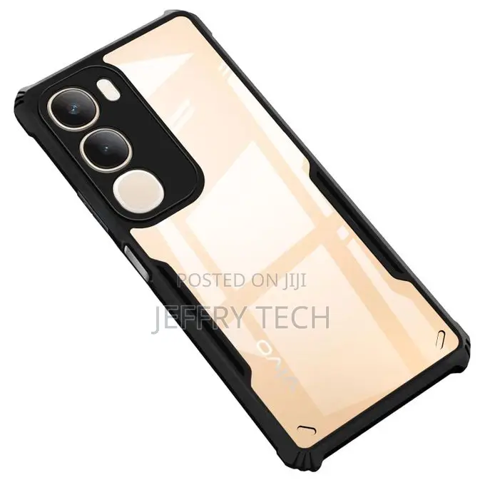 Calser Hybrid Black Border Tpu Bumper Case for Vivo Y29