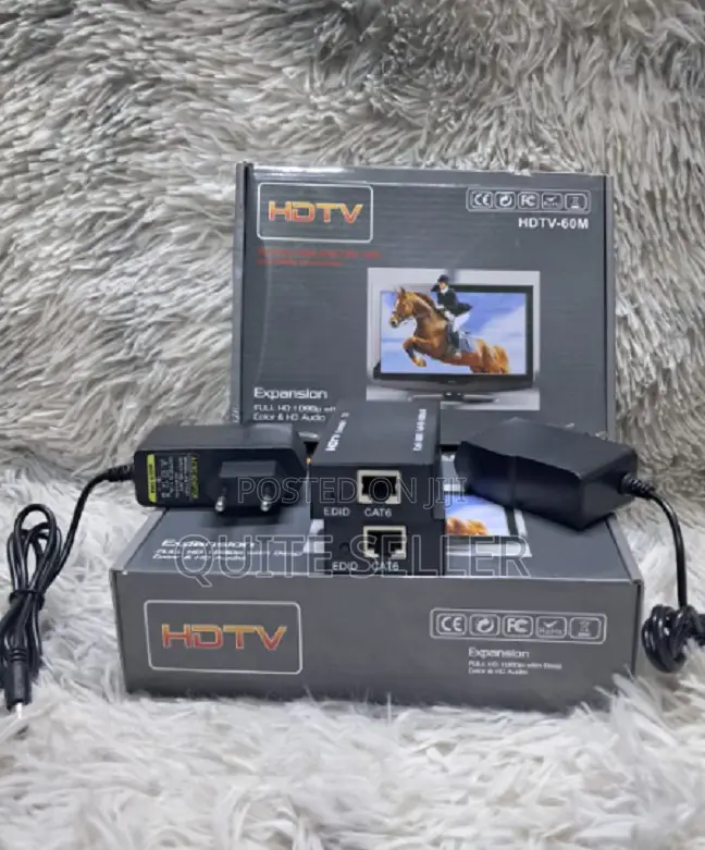 Hdmi Extender Over Single Cat 5/Cat 6 Ethernet Cable - 60 Meter Length
