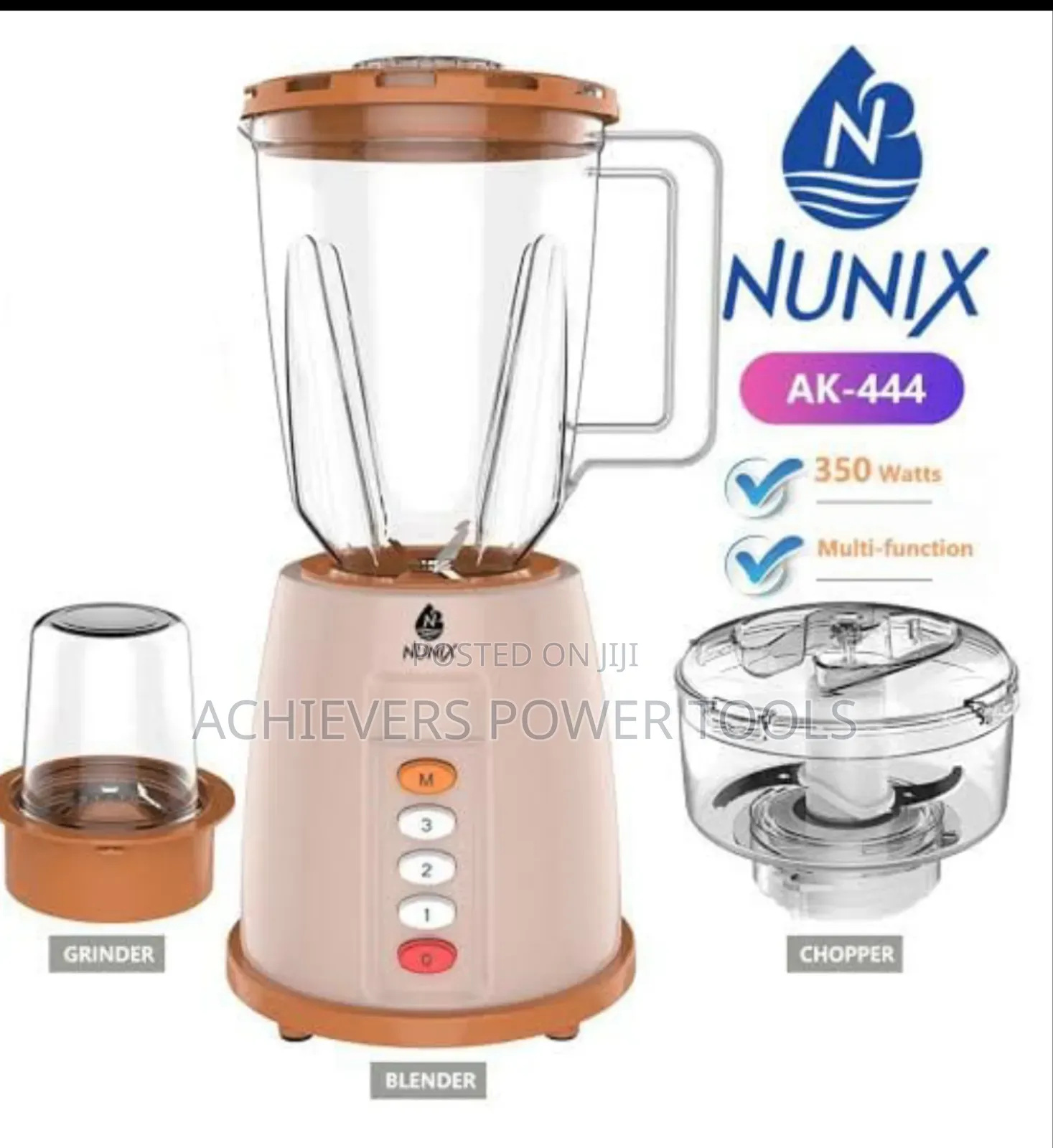 Nunix 3in 1 Electric Blender