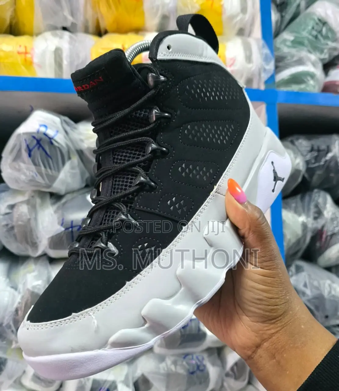 Air Jordan 9 Retro Retro Og 'White Black, Gym Red', White Black'