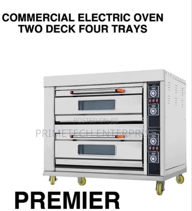 Commercial Electric Oven 2 Deck 4 Trays 3 Phase