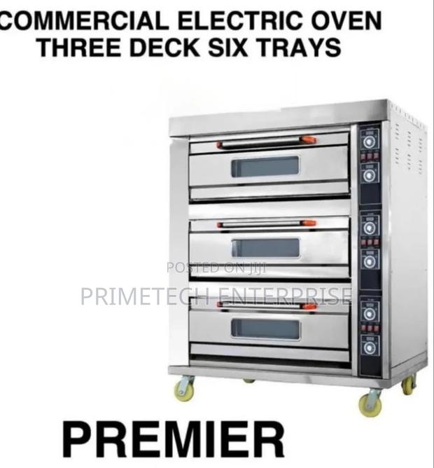 Commercial Electric Oven 3 Deck 6 Trays 3 Phase
