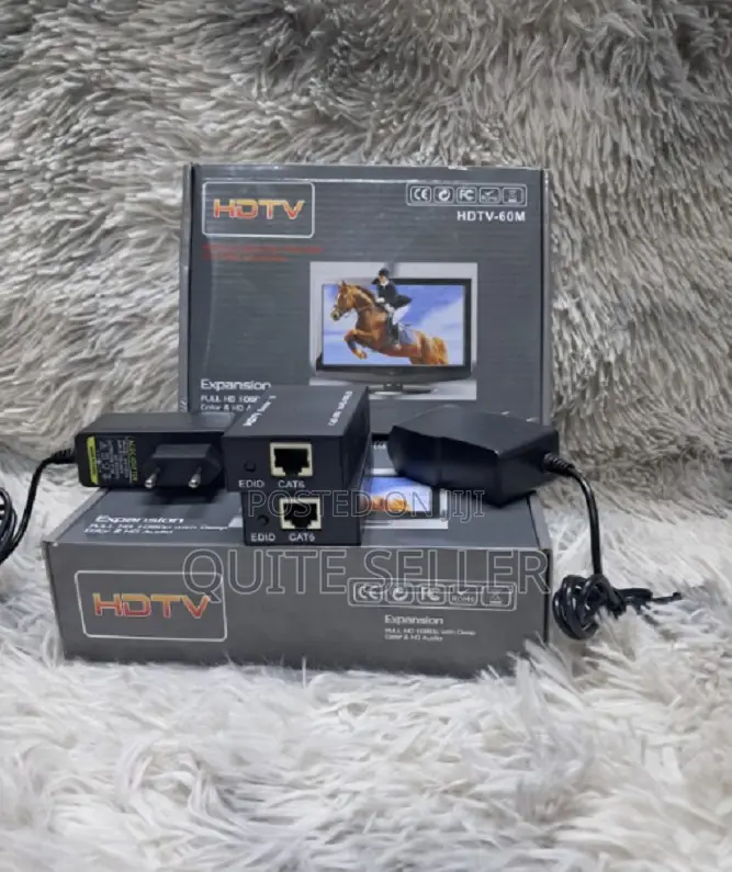 High Speed Hdmi With Ethernet Single Cat5/Cat6 Cable Up to 60m