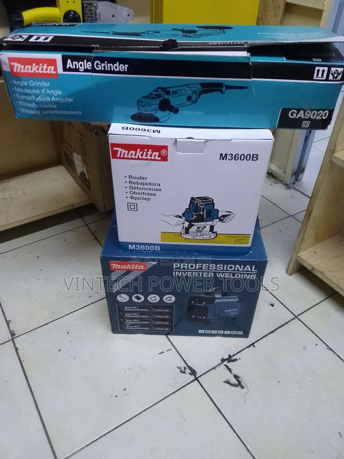 Makita Combo/Grinder 9 ", Welding 500 Amps and a Router