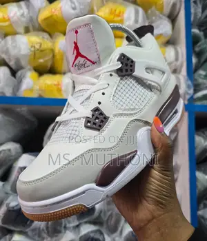 Air Jordan 4 Retro 'Pure Money' / Sb Blue / Sb Mocha