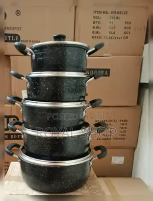 Jp Cookware Set ( Black)