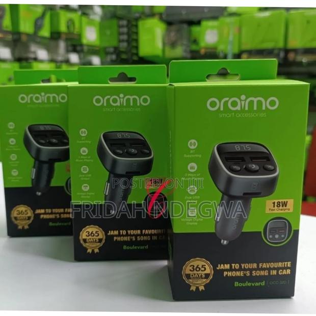 Oraimo Boulevard Occ-32d Car Modulator With 18w Fast Charging