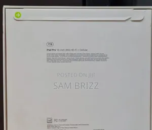 New Apple iPad Pro 1 TB Black
