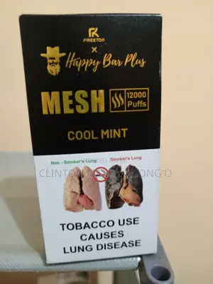 Happy Bar Plus Cool Mint 12,000 Puffs