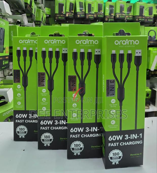 Oraimo Dura Line Fast Charging Cables - main view
