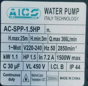 Swimming Pool Pump_head Max 25m