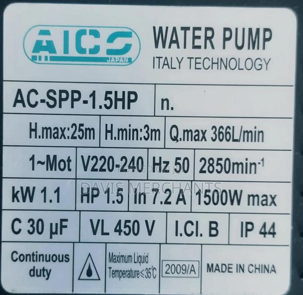 Swimming Pool Pump_head Max 25m - thumbnail 2