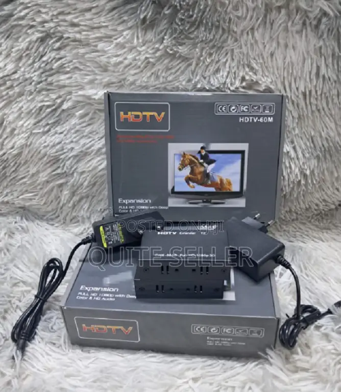 60m Hdmi Extender 1080p Cat 5e/6 Rj45 Ethernet - Convenient to Use .
