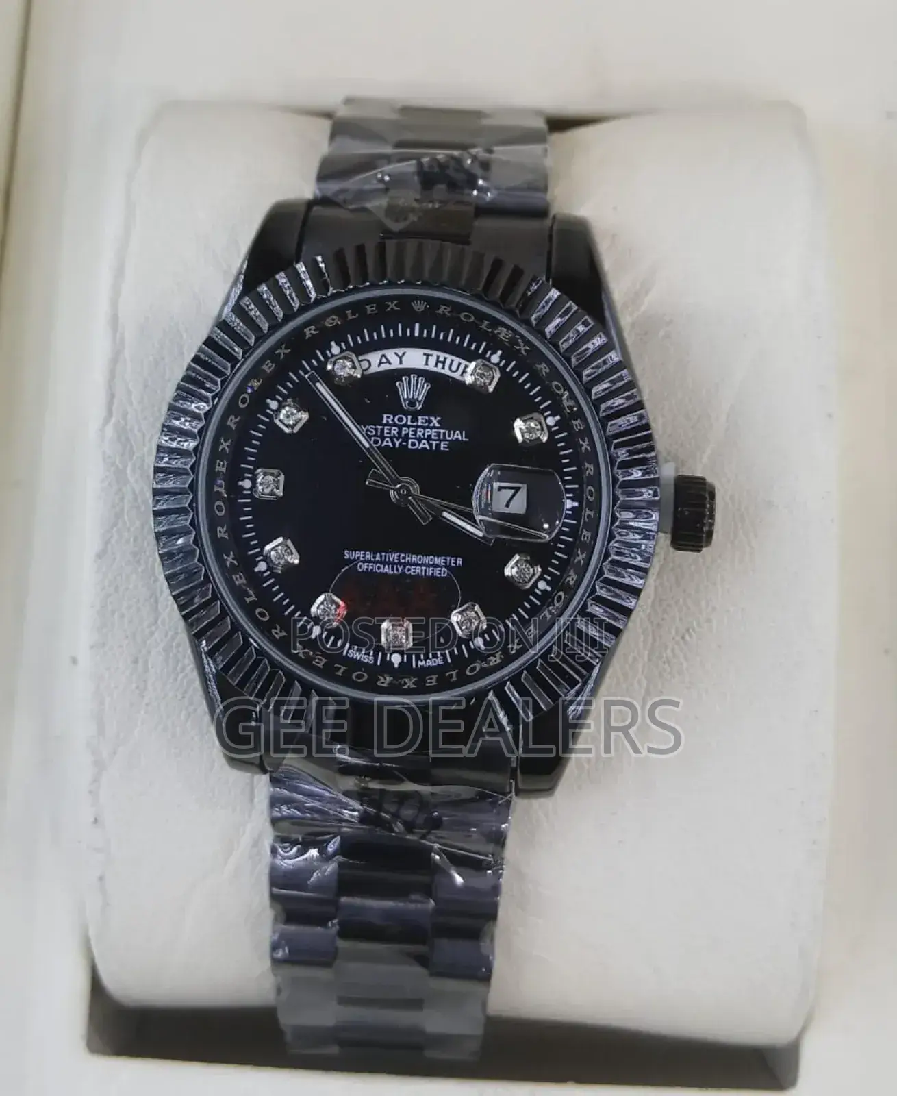 All Black Rolex Watch