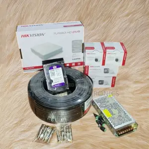 2mp Hikvision CCTV Kit 4 Cameras 1080p Full Hd With Remote Monitoring