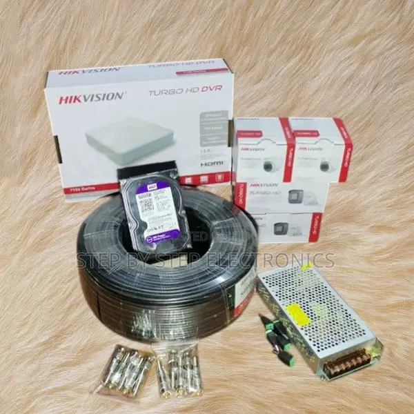 2mp Hikvision CCTV Kit 4 Cameras 1080p Full Hd With Remote Monitoring