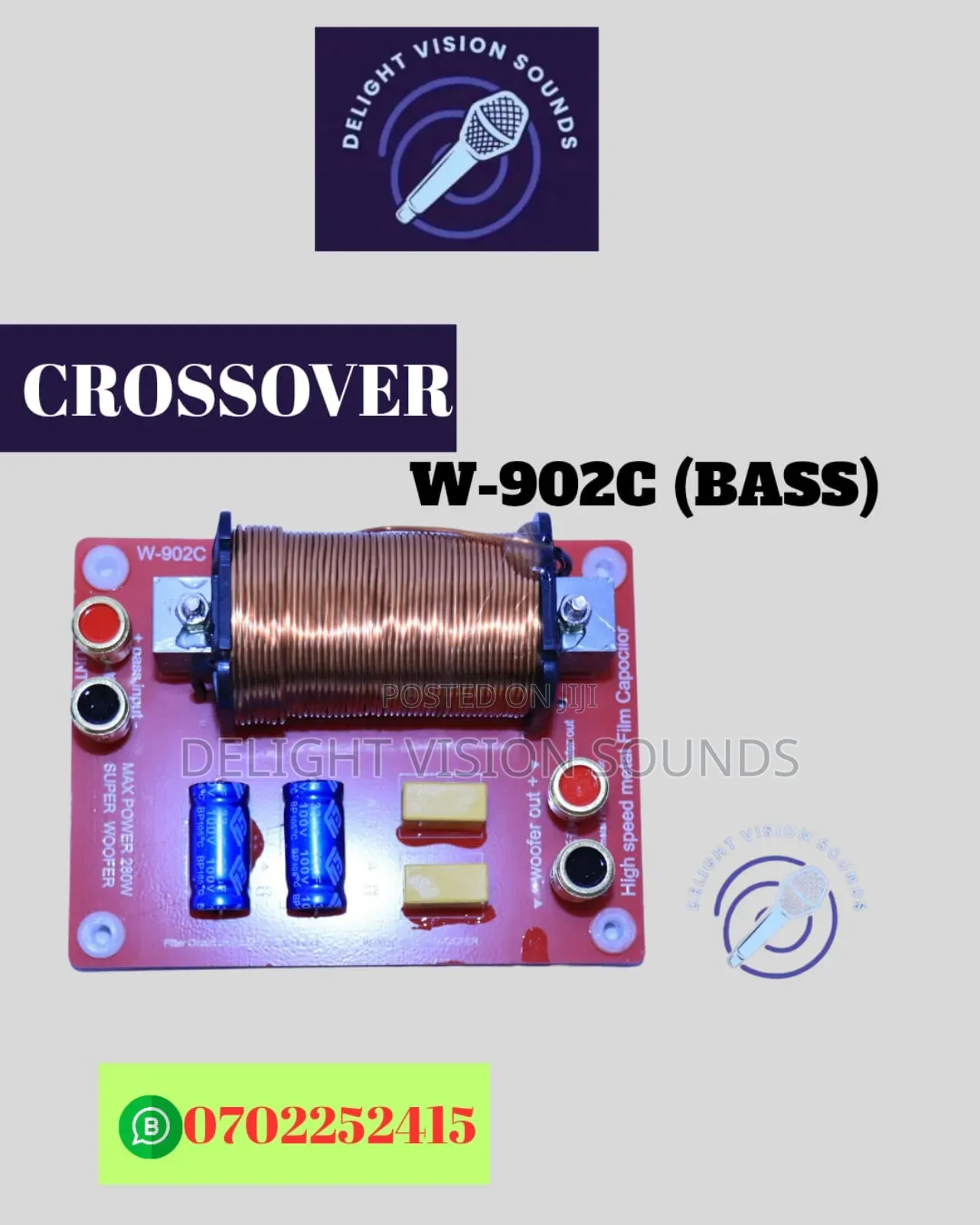 Super Bass Pa Cross Over (W-902c)