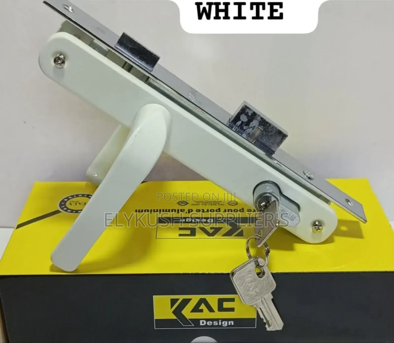 White Aluminium Lock