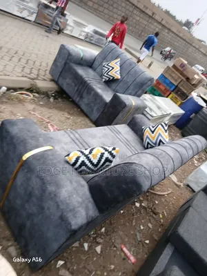 Velvet 3,2 Five Seater Sofa Set at Edge Furniture Shop