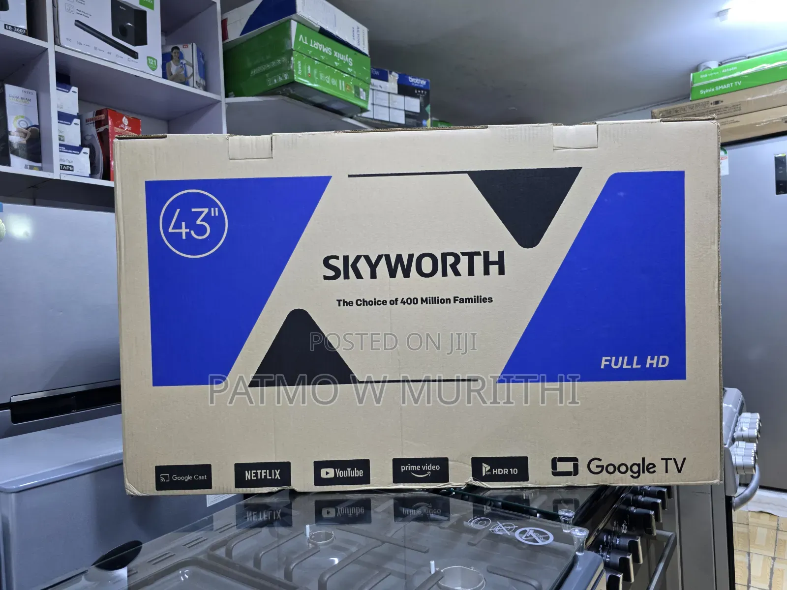 Skyworth 43" Tv Smart Google Tv Full Hd 43e3500g