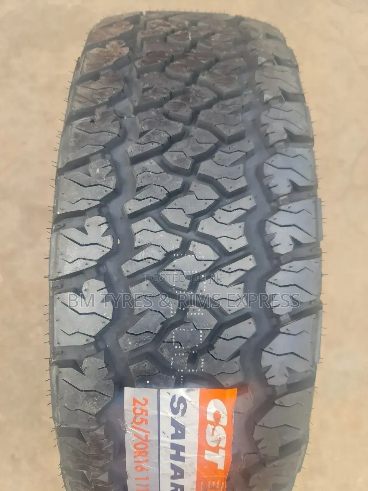 265 /70 R16 CST (All Terrrain).