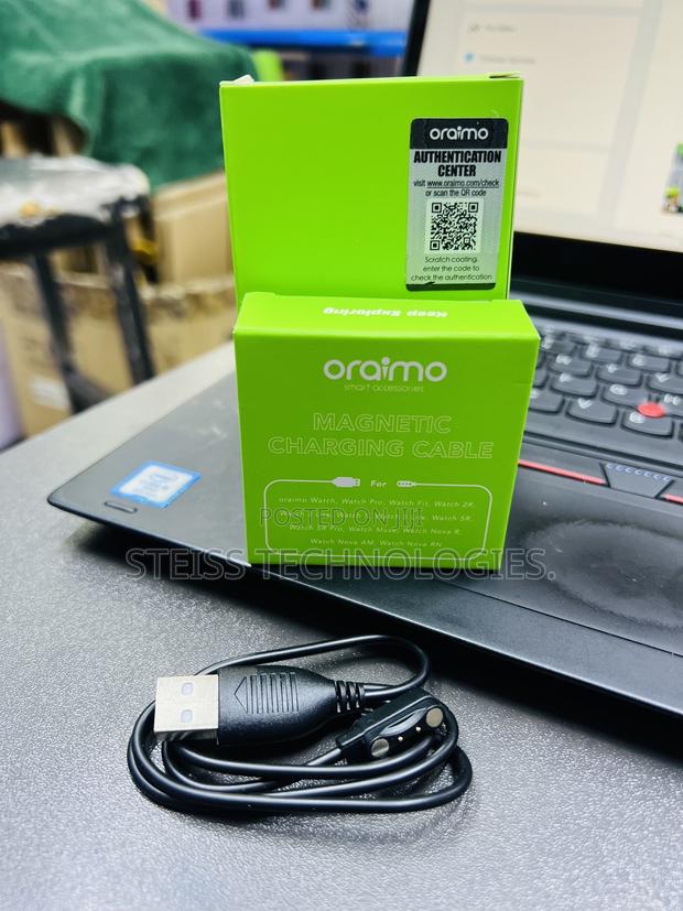 Magnetic Oraimo Smartwatch Charging Cable. - main view