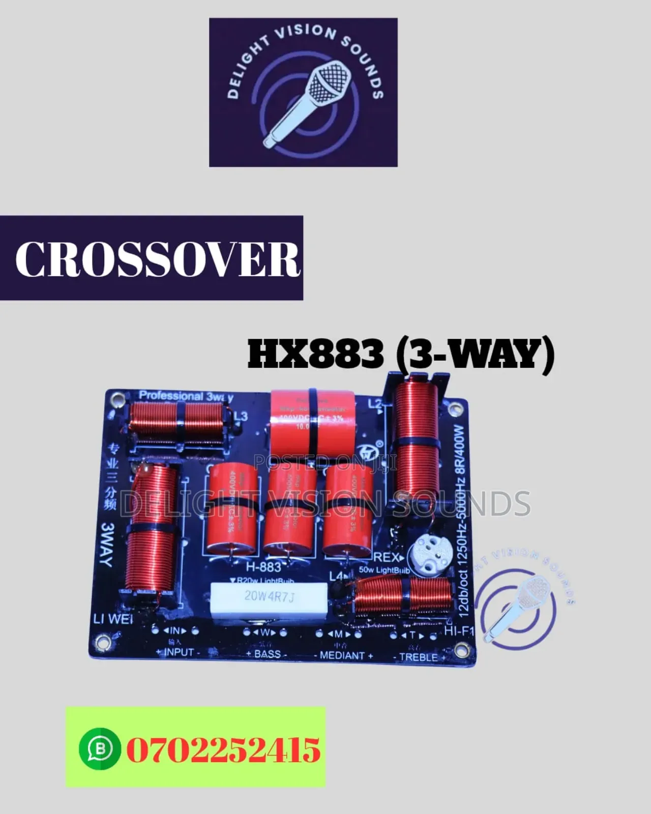 Hx883 Crossover (3-Way)