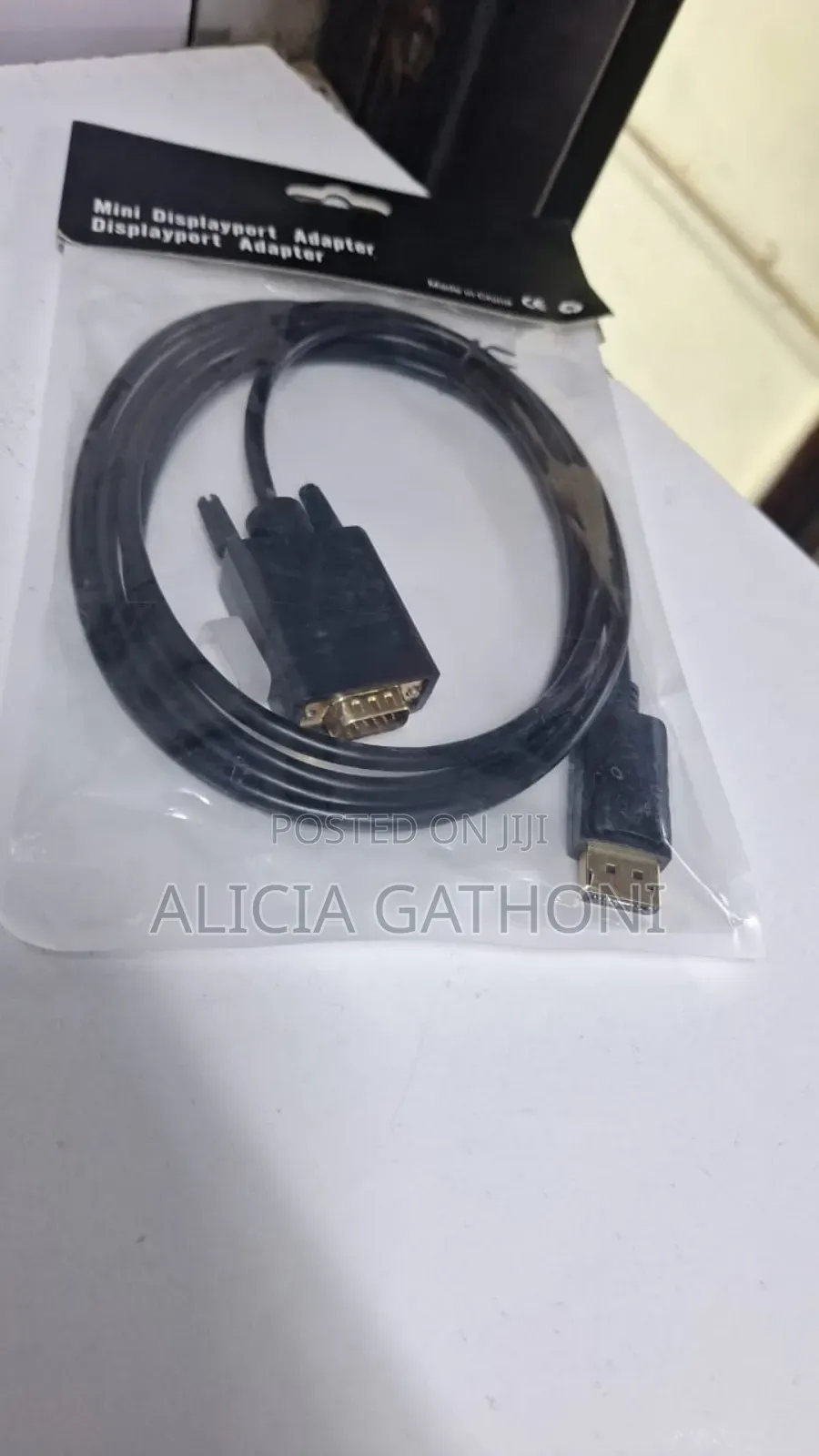 Display Port to Vga Cable 1.5mtrs