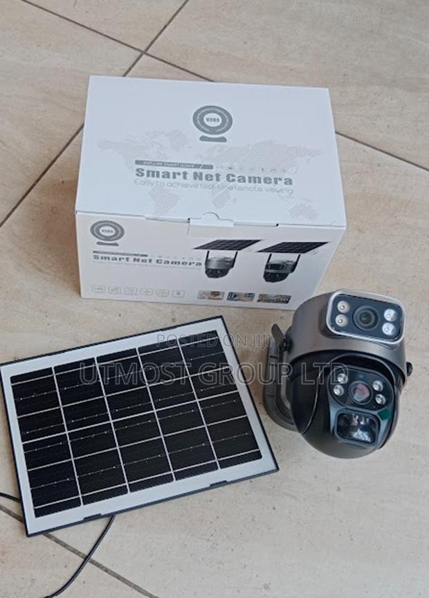 V-380 Pro Smart Wi-Fi Dual Lense PTZ Solar Camera - main view