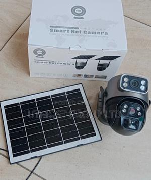 Home Security Survelliance Wifi Dual Lense PTZ Solar Camera