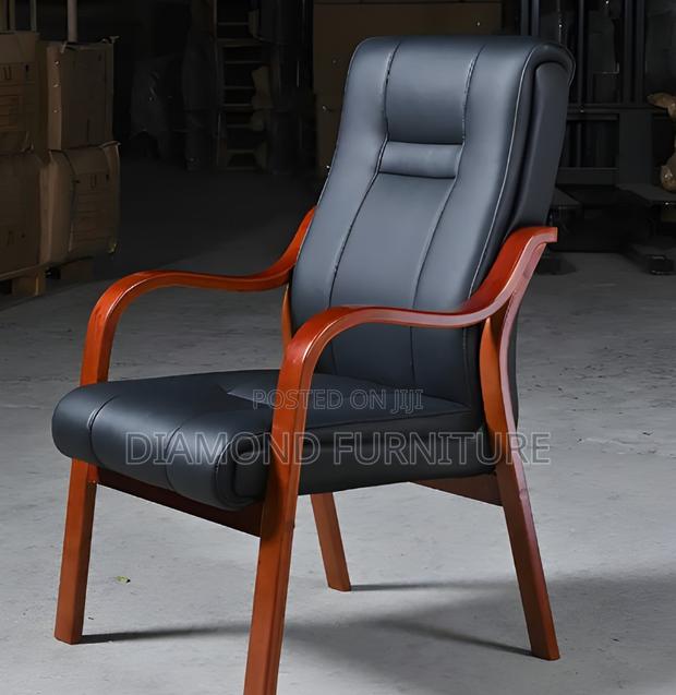 Office Furniture; Durable Leather Guest Office Chair With Comfort