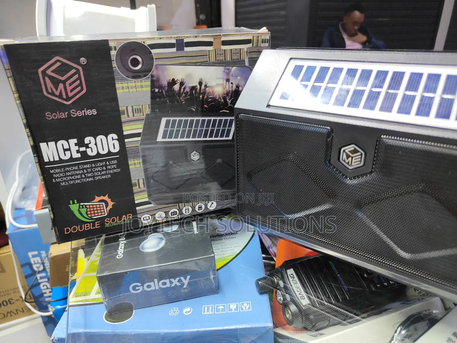 Bluetooth Speaker With Dual Solar System