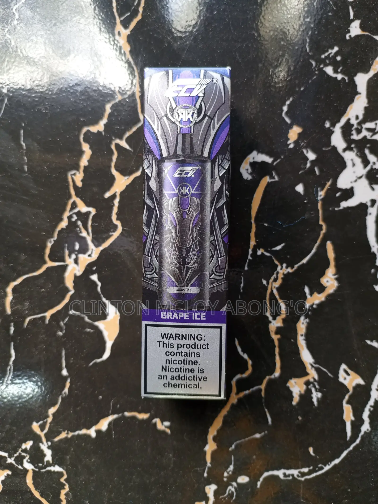 Kk Energy Grape Ice 8,000 Puffs