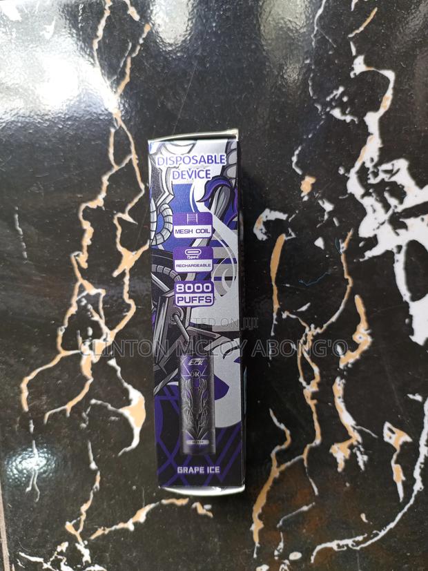 Kk Energy Grape Ice 8,000 Puffs - thumbnail 2