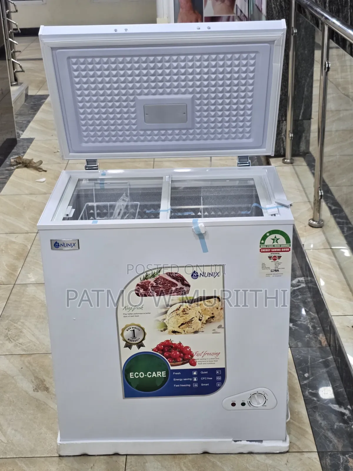 Freezer-Nunix Chest Deep Freezer 150l