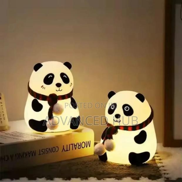 Panda Kids Night Silicone Led Bedside Lamp - main view