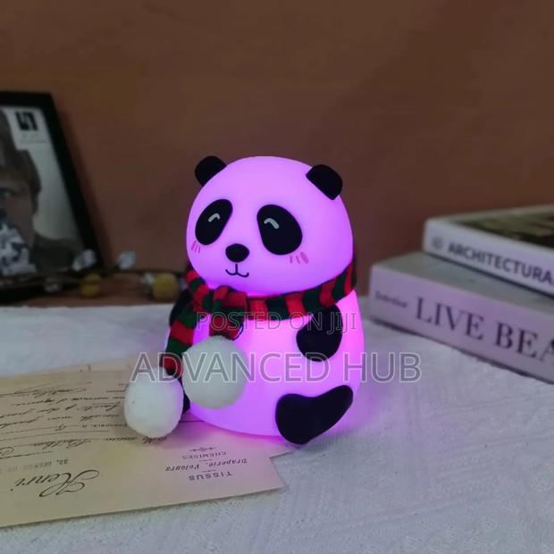 Panda Kids Night Silicone Led Bedside Lamp - thumbnail 5