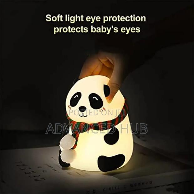 Panda Kids Night Silicone Led Bedside Lamp - thumbnail 6