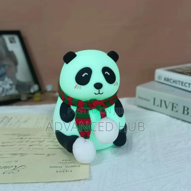 Panda Kids Night Silicone Led Bedside Lamp - thumbnail 7