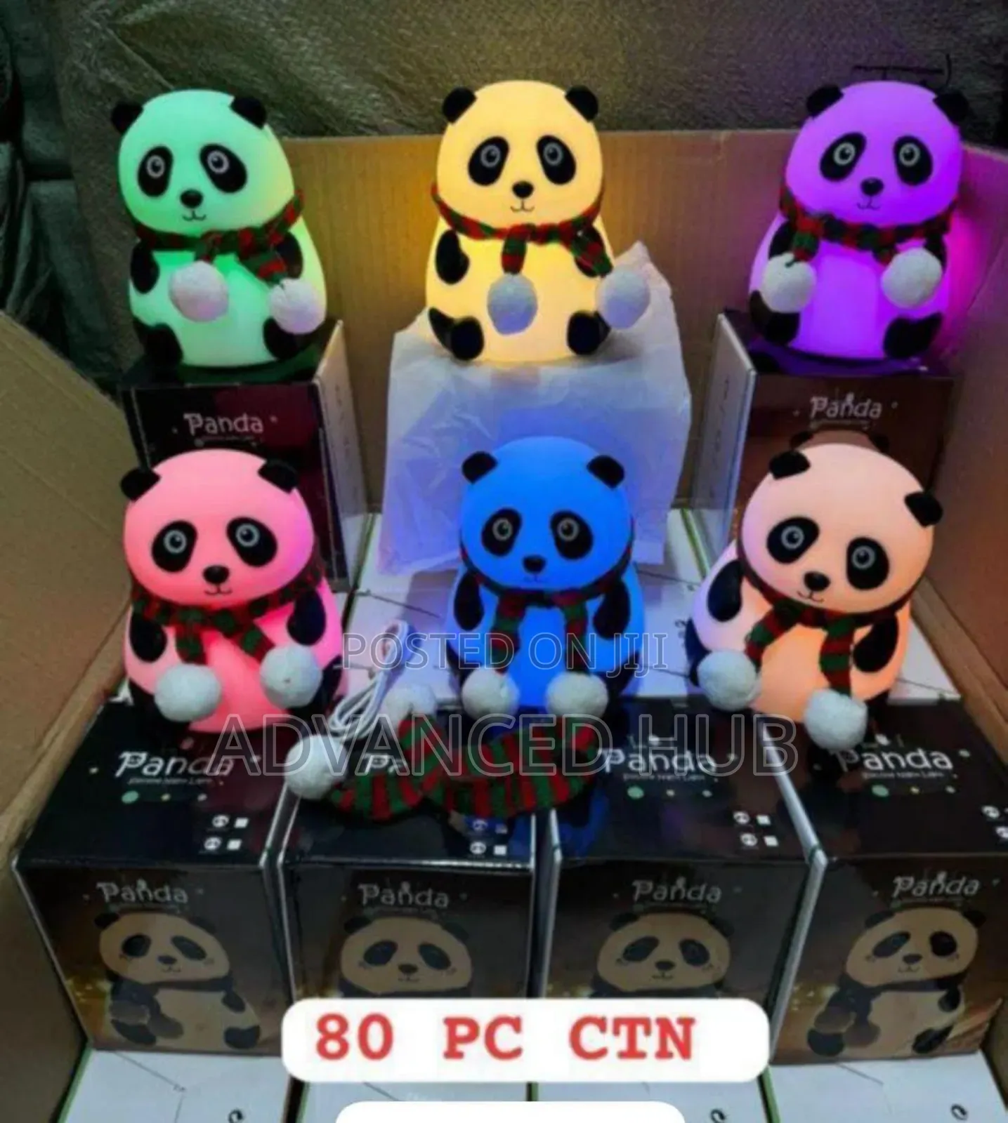 Panda Kids Night Silicone Led Bedside Lamp