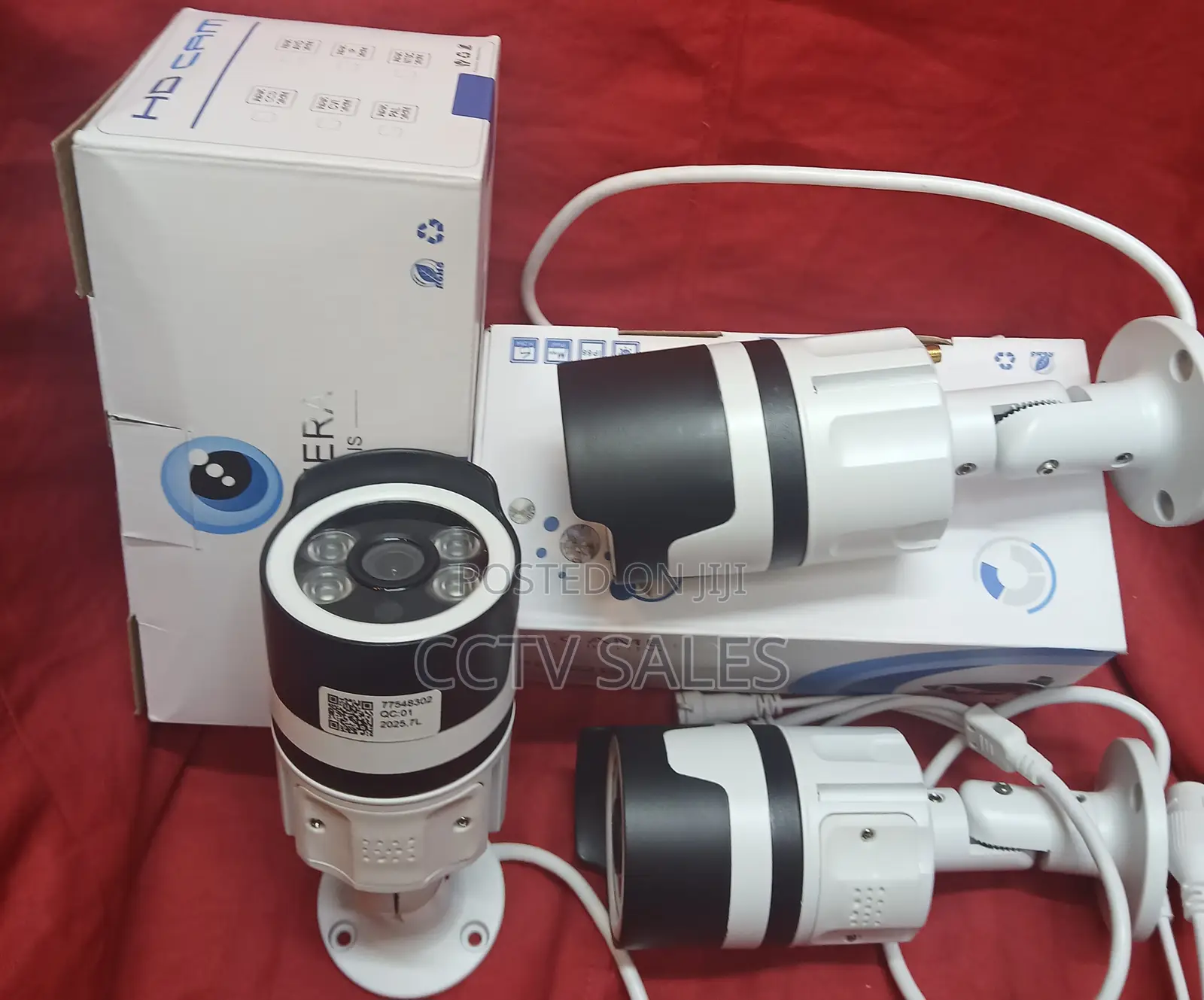 Wifi Ip 3mp Outdoor CCTV Camera With Motion Detection