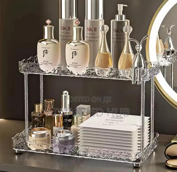 2 Layer Crystal Like Make Up Organizer - thumbnail 3