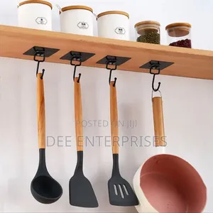 5 PCS Large Hooks Heavy Duty Waterproof Adhesive Wall Hooks