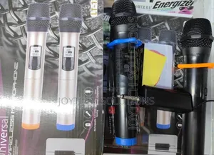 Wireless Microphone, Karaoke Handheld Mic System 6.35mm Jack, 30-50 M